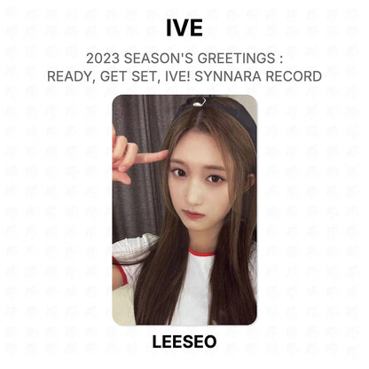 IVE 2023 SEASON'S GREETINGS : READY, GET SET, IVE! SYNNARA RECORD Official Photocard