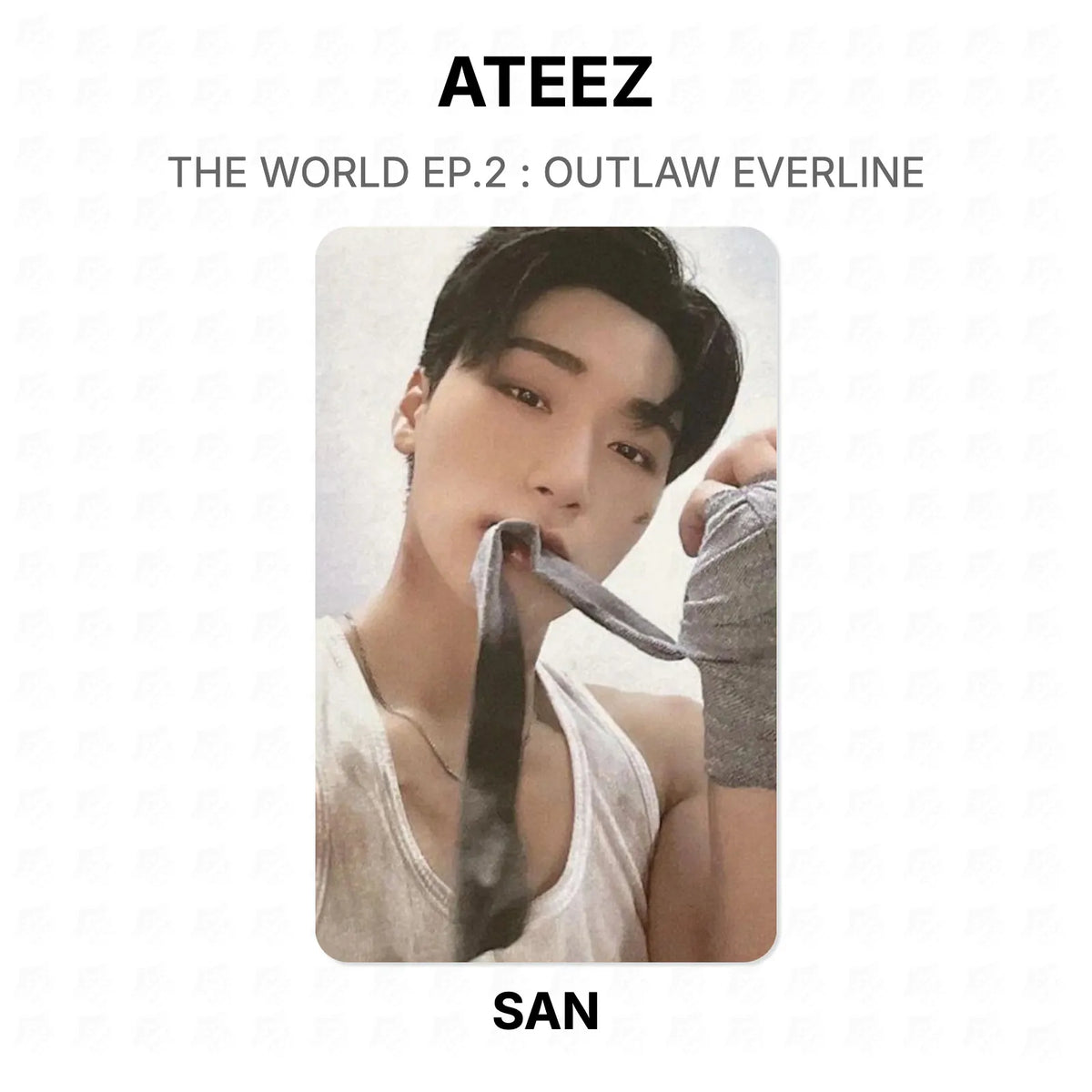 ATEEZ THE WORLD EP.2 : OUTLAW EVERLINE Official Photocard