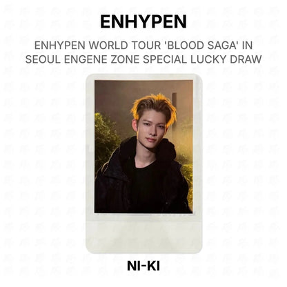 ENHYPEN WORLD TOUR 'BLOOD SAGA' IN SEOUL ENGENE ZONE SPECIAL LUCKY DRAW Official Photocard
