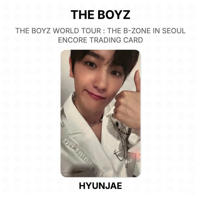 THE BOYZ WORLD TOUR : THE B-ZONE IN SEOUL ENCORE TRADING CARD Official Photocard