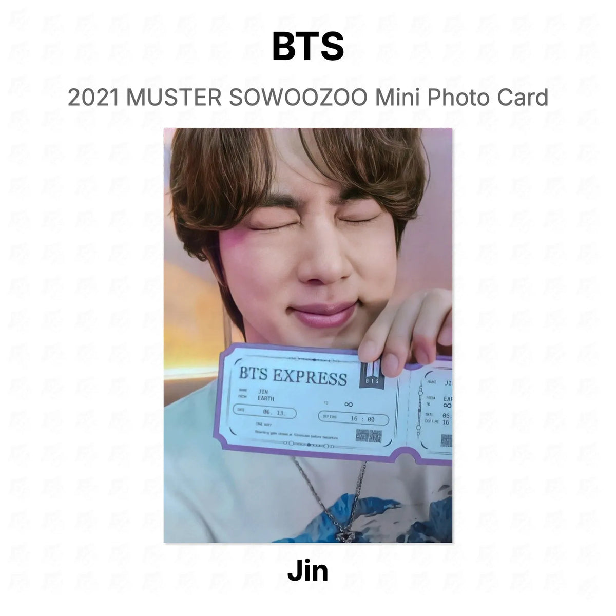 BTS 2021 MUSTER SOWOOZOO Mini Photo Card โฟโต้การ์ดของแท้
