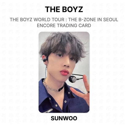 THE BOYZ WORLD TOUR : THE B-ZONE IN SEOUL ENCORE TRADING CARD Official Photocard
