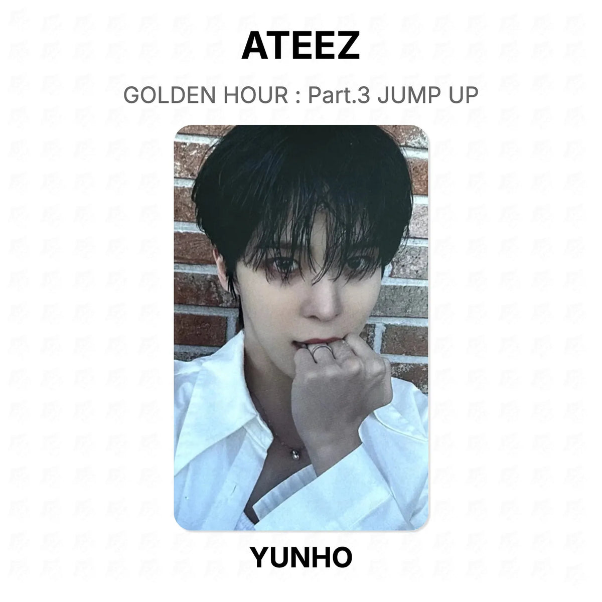 ATEEZ GOLDEN HOUR : Part.3 JUMP UP Official Photocard