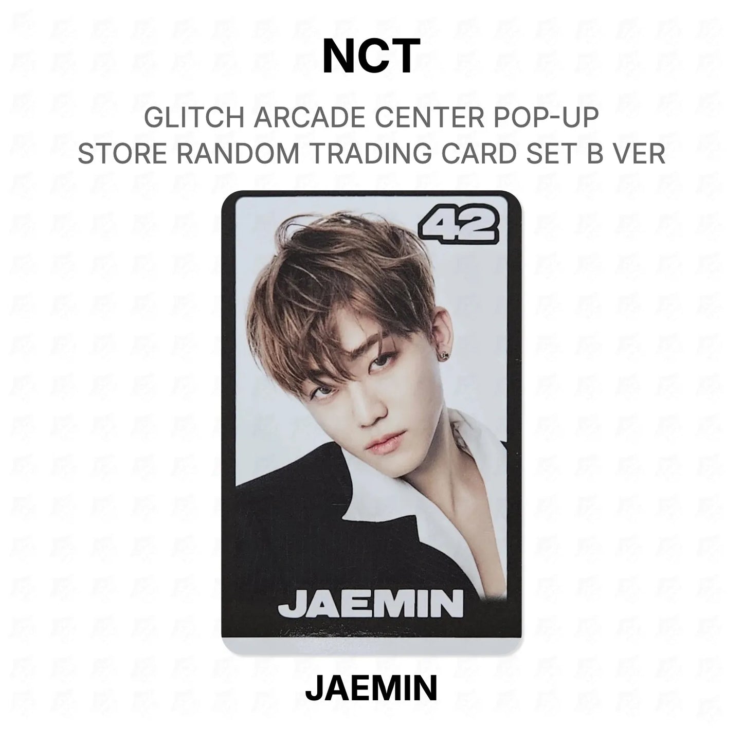 NCT GLITCH ARCADE CENTER POP-UP STORE RANDOM TRADING CARD SET B VER Official Photocard