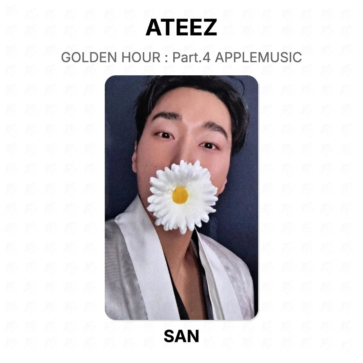 ATEEZ GOLDEN HOUR : Part.4 APPLEMUSIC Official Photocard