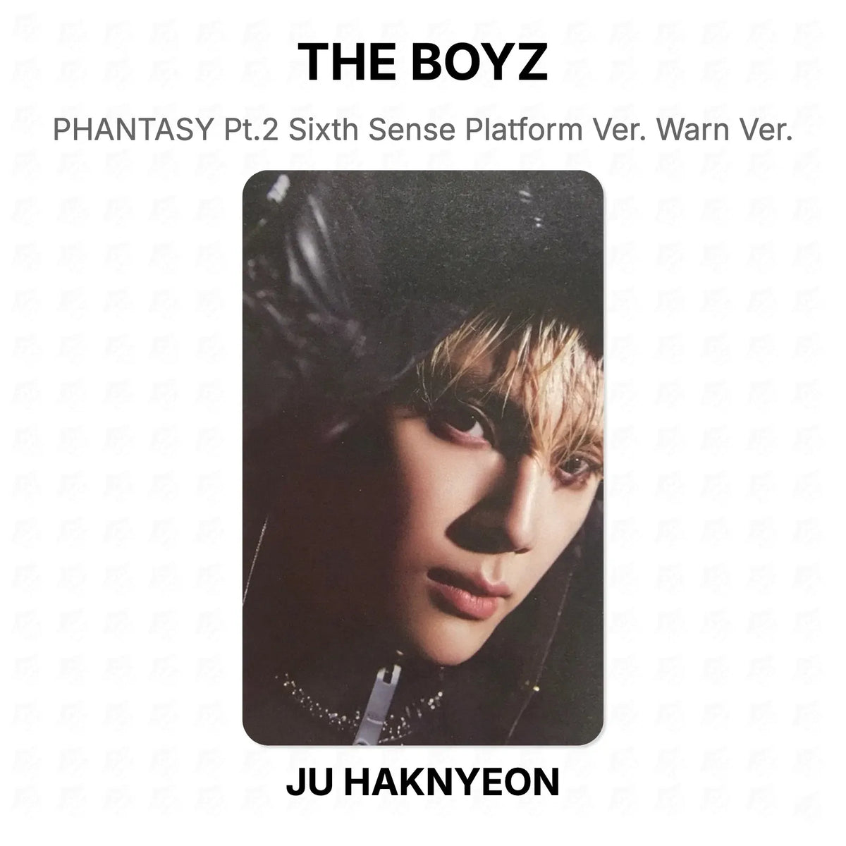 THE BOYZ PHANTASY Pt.2 Sixth Sense Platform Ver. Warn Ver. Official Photocard