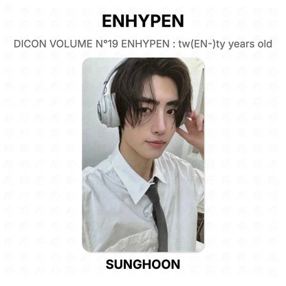 ENHYPEN DICON VOLUME N°19 ENHYPEN : tw(EN-)ty years old Official Photocard