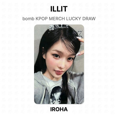 ILLIT bomb KPOP MERCH LUCKY DRAW Official Photocard