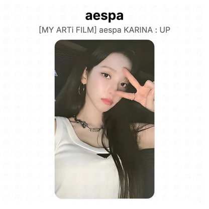 aespa [MY ARTi FILM] aespa KARINA : UP Official Photocard