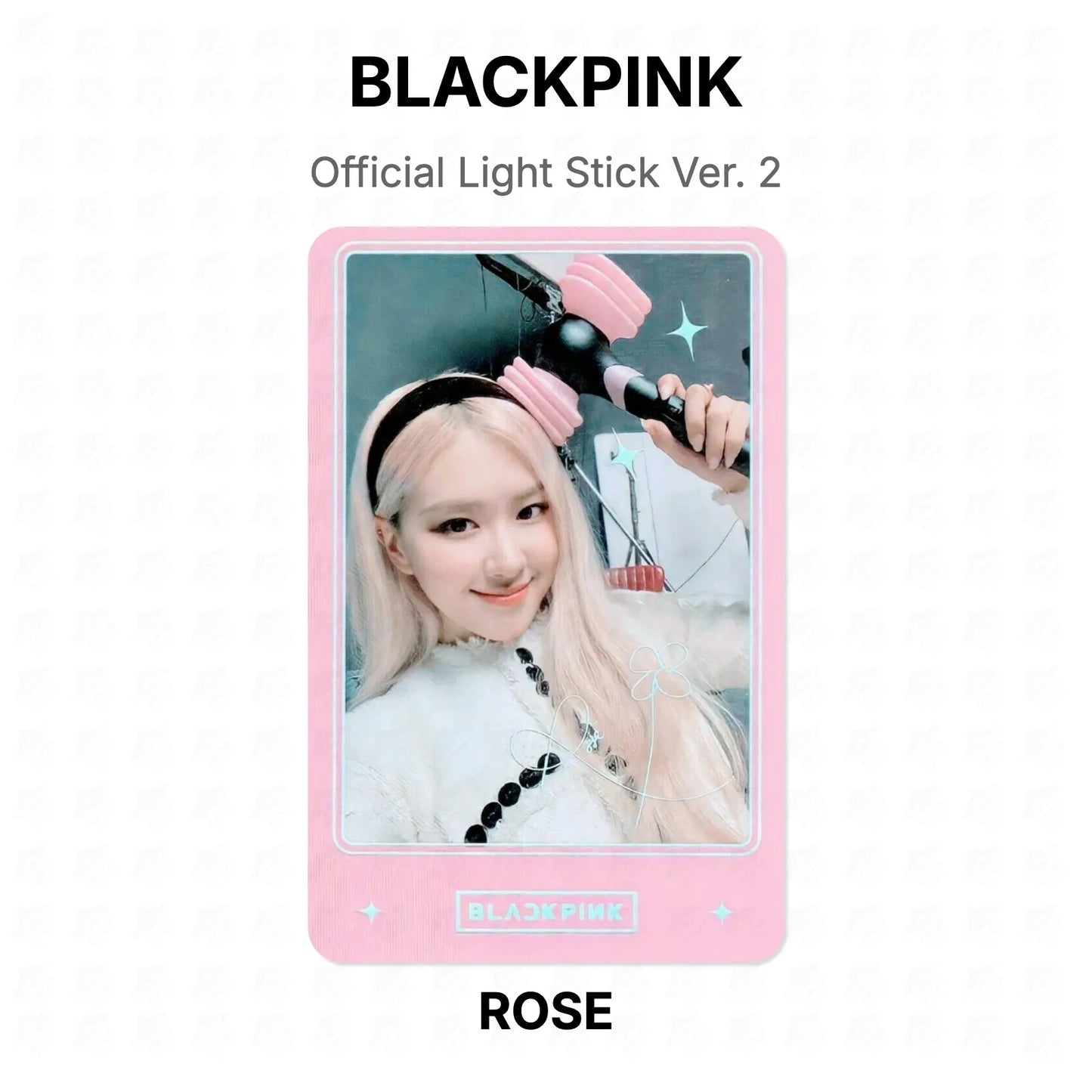 BLACKPINK Official Light Stick Ver. 2 Official Photocard