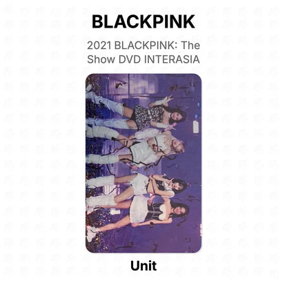 BLACKPINK 2021 BLACKPINK: The Show DVD INTERASIA Official Photocard