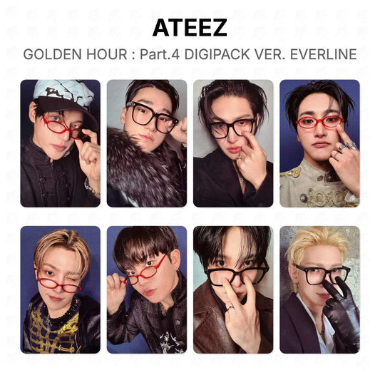 ATEEZ GOLDEN HOUR : Part.4 DIGIPACK VER. EVERLINE Official Photocard