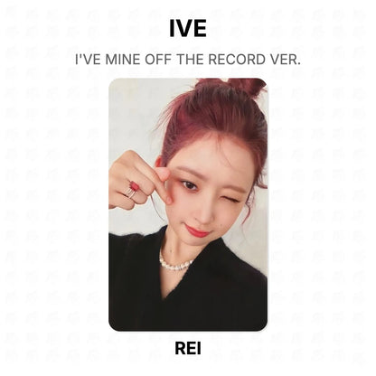 IVE I'VE MINE OFF THE RECORD VER. Official Photocard