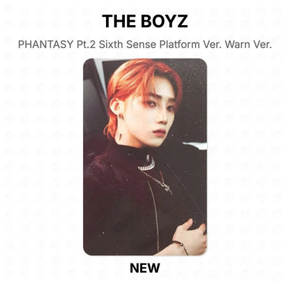 THE BOYZ PHANTASY Pt.2 Sixth Sense Platform Ver. Warn Ver. Official Photocard
