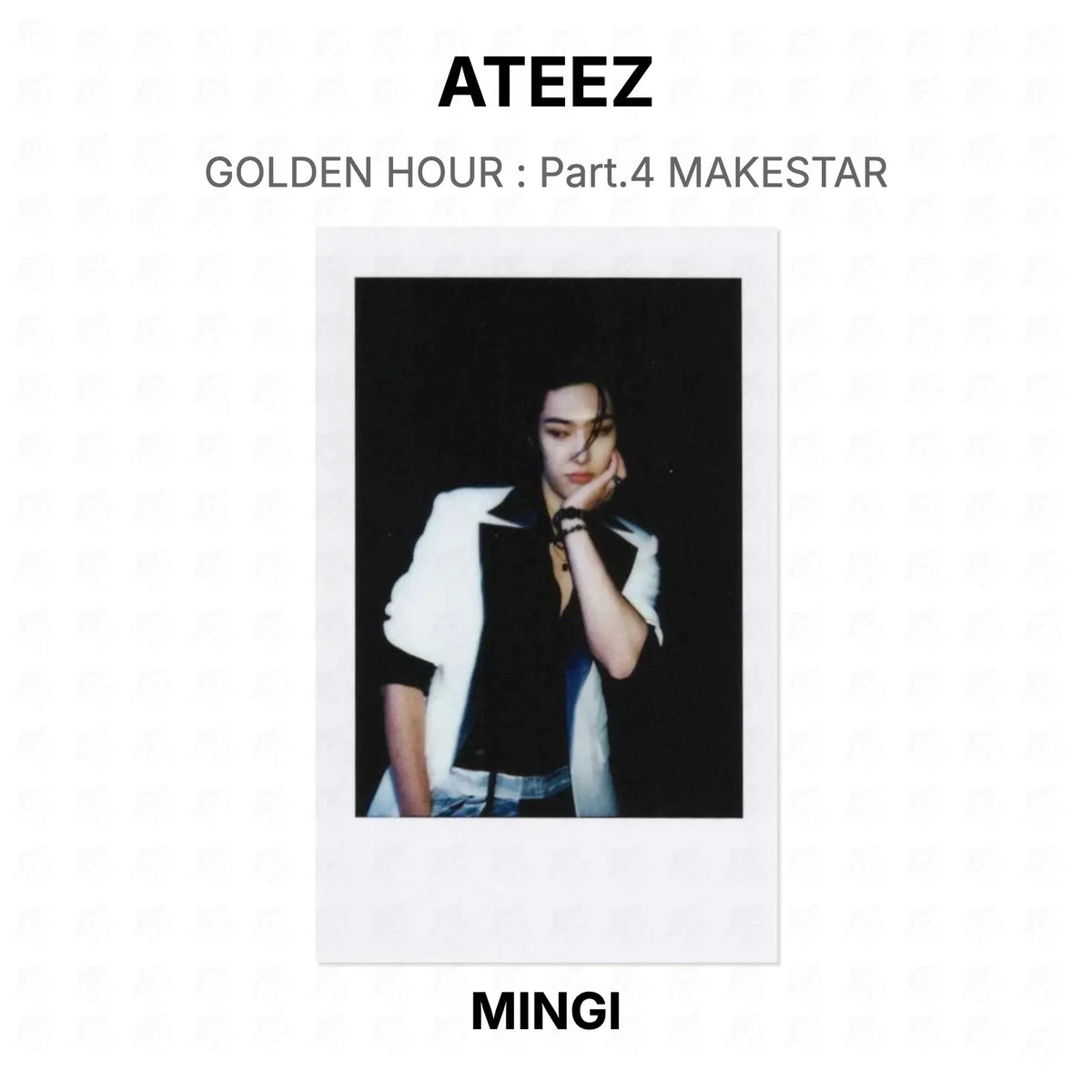 ATEEZ GOLDEN HOUR : Part.4 MAKESTAR Official Photocard