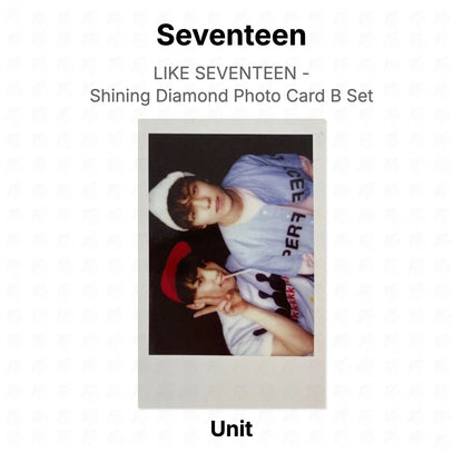 Seventeen LIKE SEVENTEEN - Shining Diamond Photo Card B Set Official Photocard