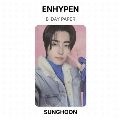 ENHYPEN B-DAY PAPER Official Photocard