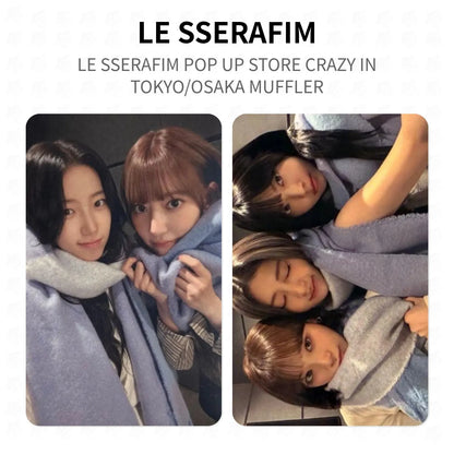 LE SSERAFIM POP UP STORE CRAZY IN TOKYO/OSAKA MUFFLER Official Photocard