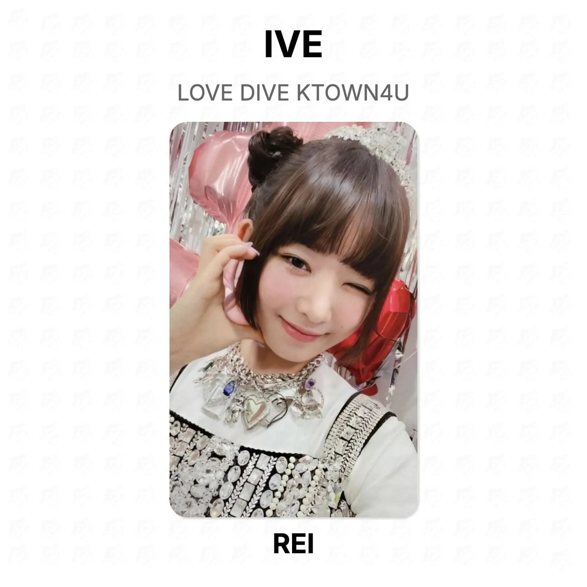 IVE LOVE DIVE KTOWN4U Official Photocard