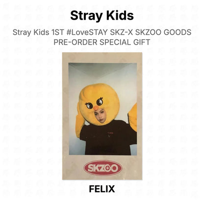 Stray Kids 1ST #LoveSTAY SKZ-X SKZOO GOODS PRE-ORDER SPECIAL GIFT Official Photocard