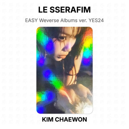 LE SSERAFIM EASY Weverse Albums ver. YES24 Official Photocard