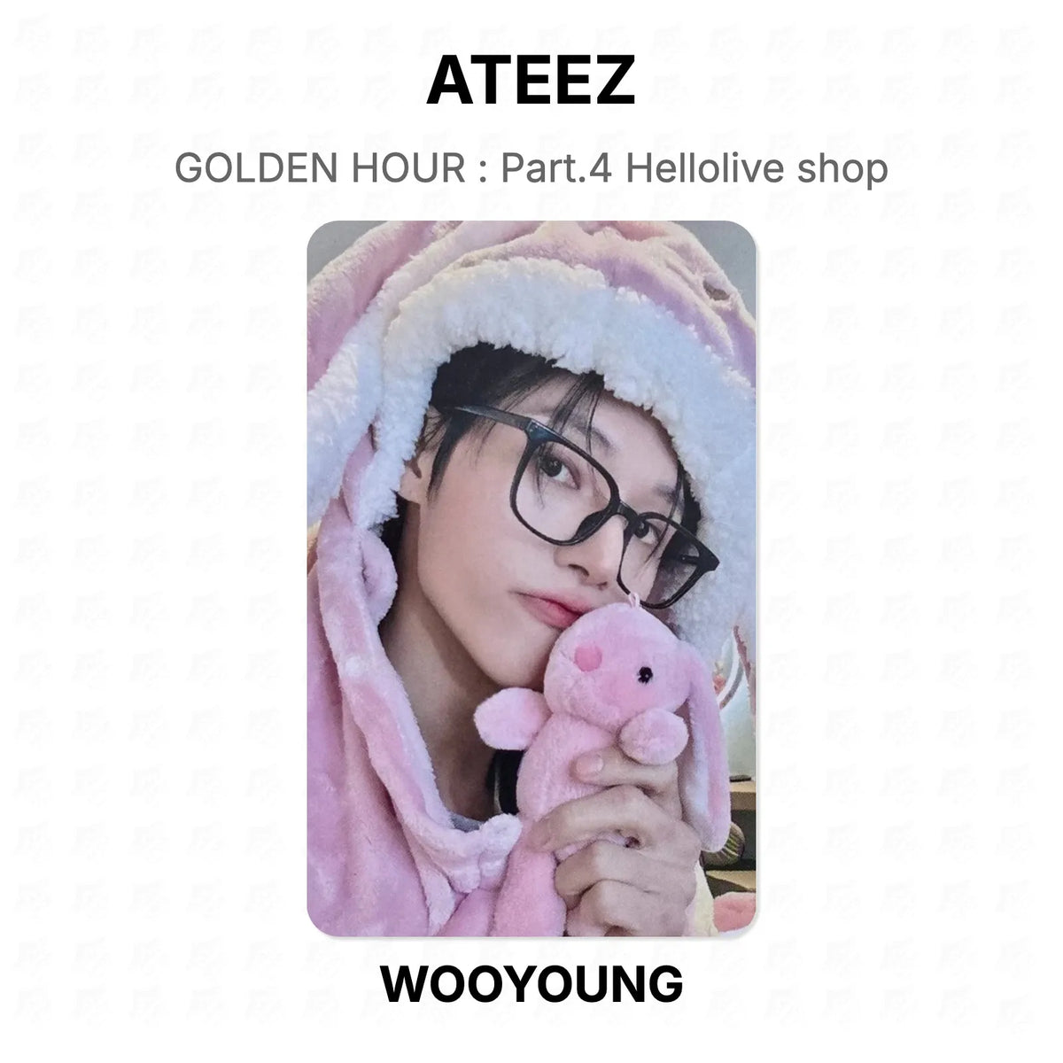 ATEEZ GOLDEN HOUR : Part.4 Hellolive shop Official Photocard