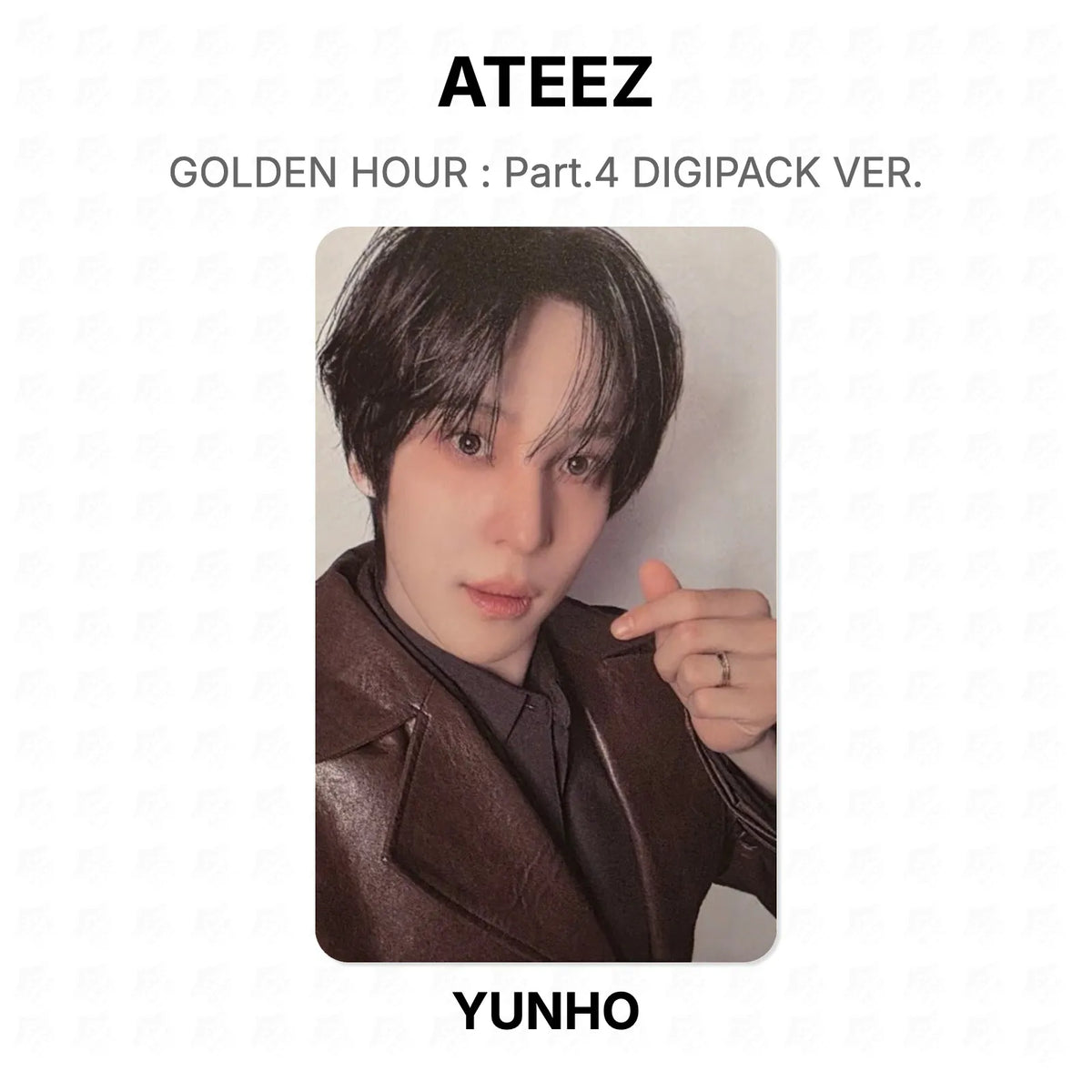 ATEEZ GOLDEN HOUR : Part.4 DIGIPACK VER. Official Photocard