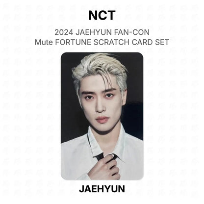 NCT 2024 JAEHYUN FAN-CON Mute FORTUNE SCRATCH CARD SET Official Photocard