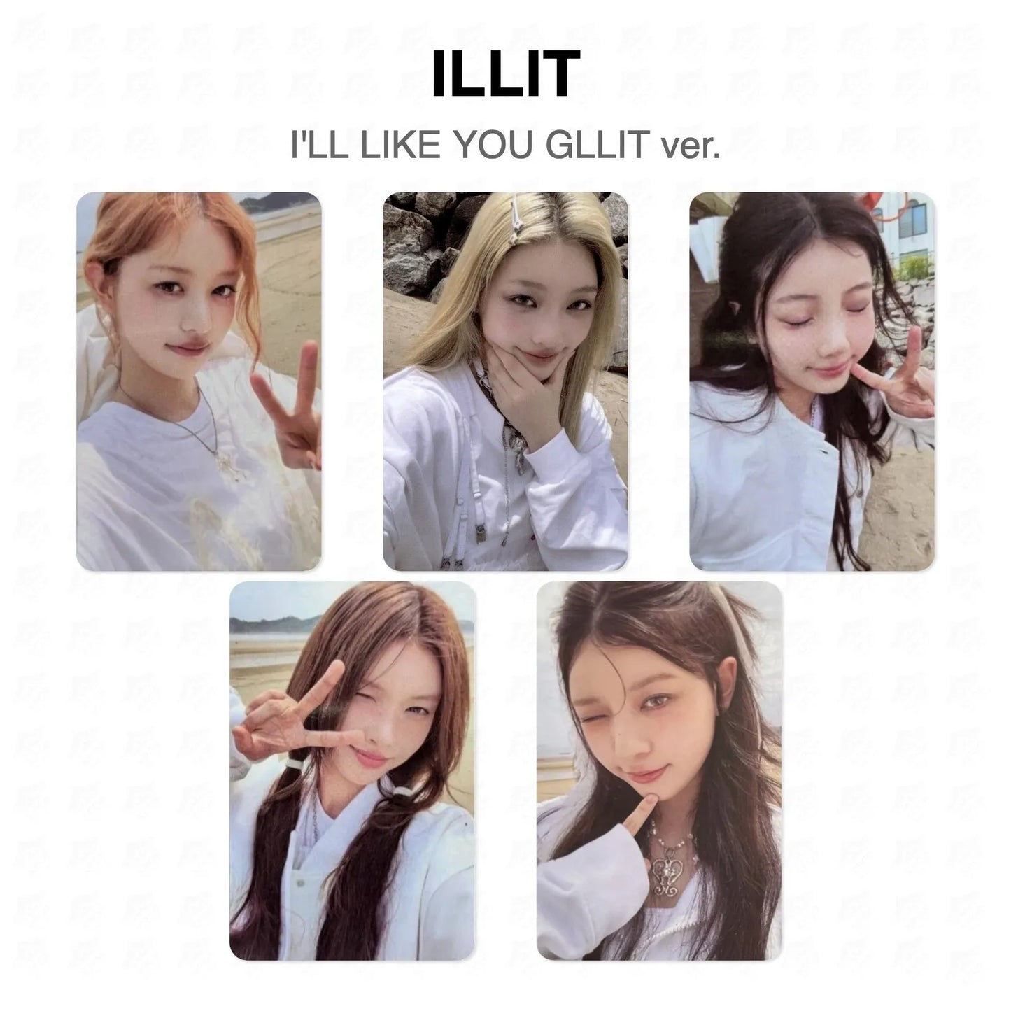 ILLIT I'LL LIKE YOU GLLIT ver. Official Photocard