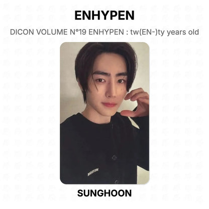 ENHYPEN DICON VOLUME N°19 ENHYPEN : tw(EN-)ty years old Official Photocard