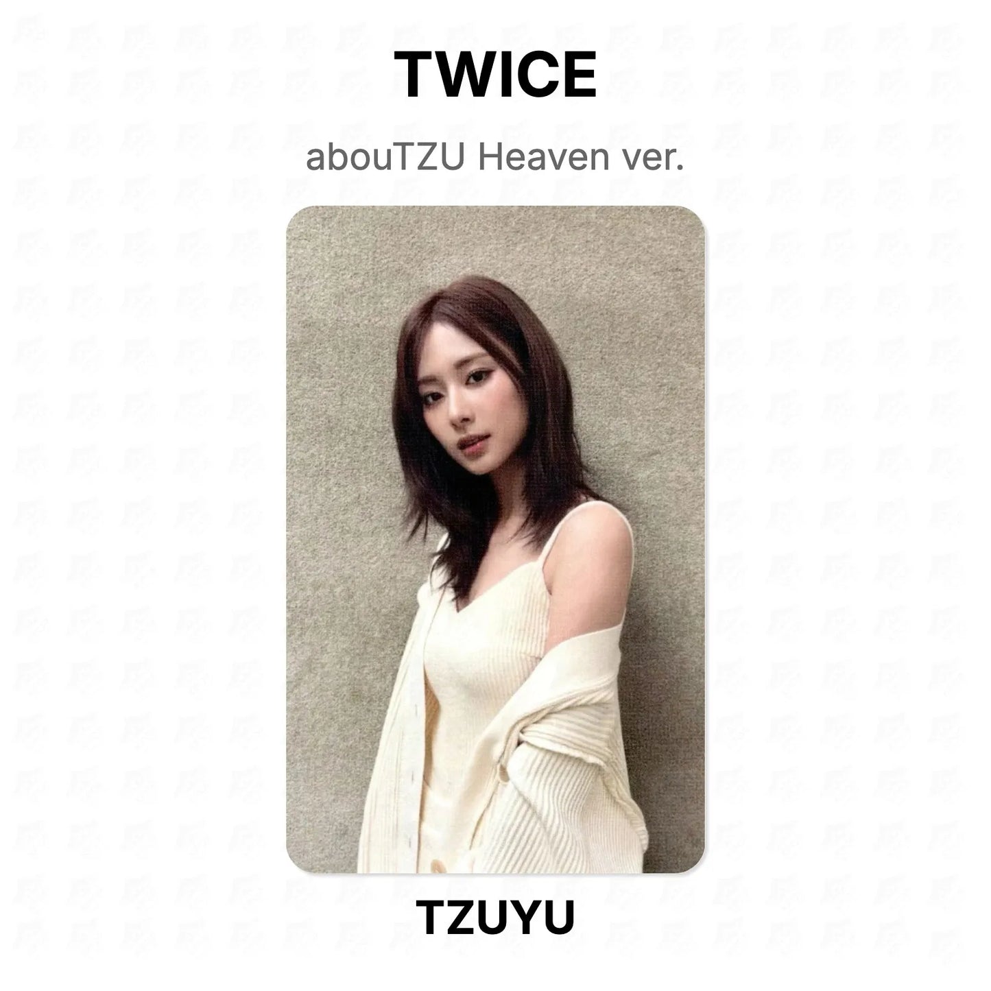 TWICE abouTZU Heaven ver. Official Photocard