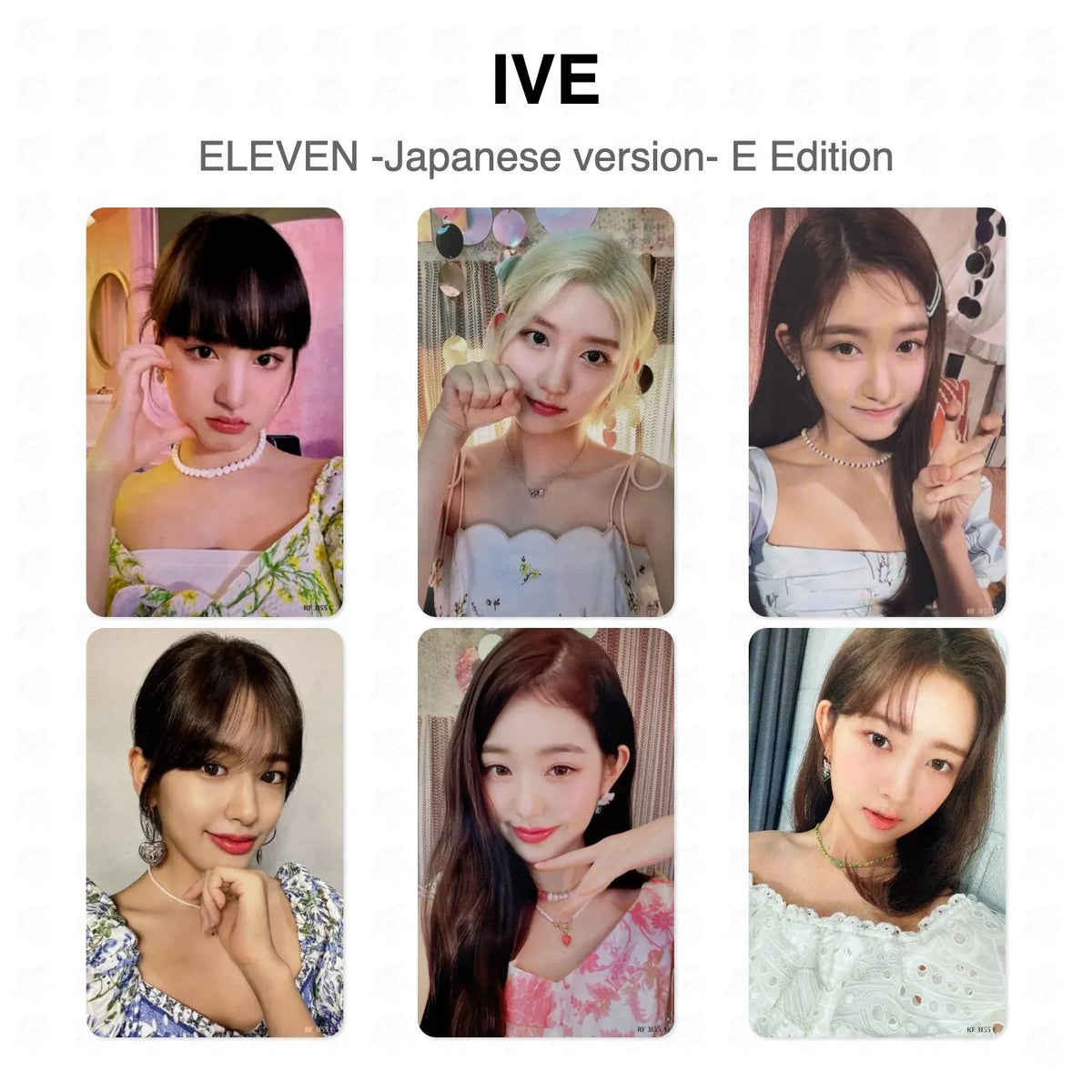 IVE ELEVEN -Japanese version- E Edition Official Photocard