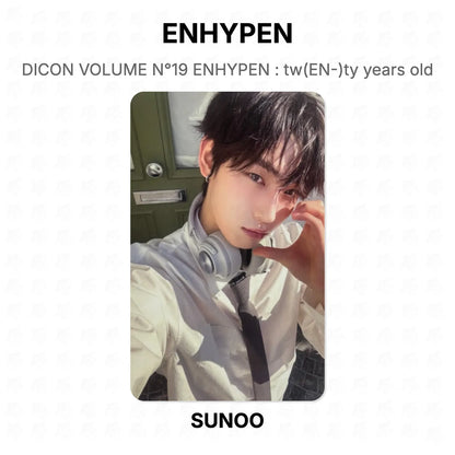 ENHYPEN DICON VOLUME N°19 ENHYPEN : tw(EN-)ty years old Official Photocard