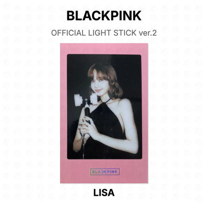 BLACKPINK OFFICIAL LIGHT STICK ver.2 Official Photocard