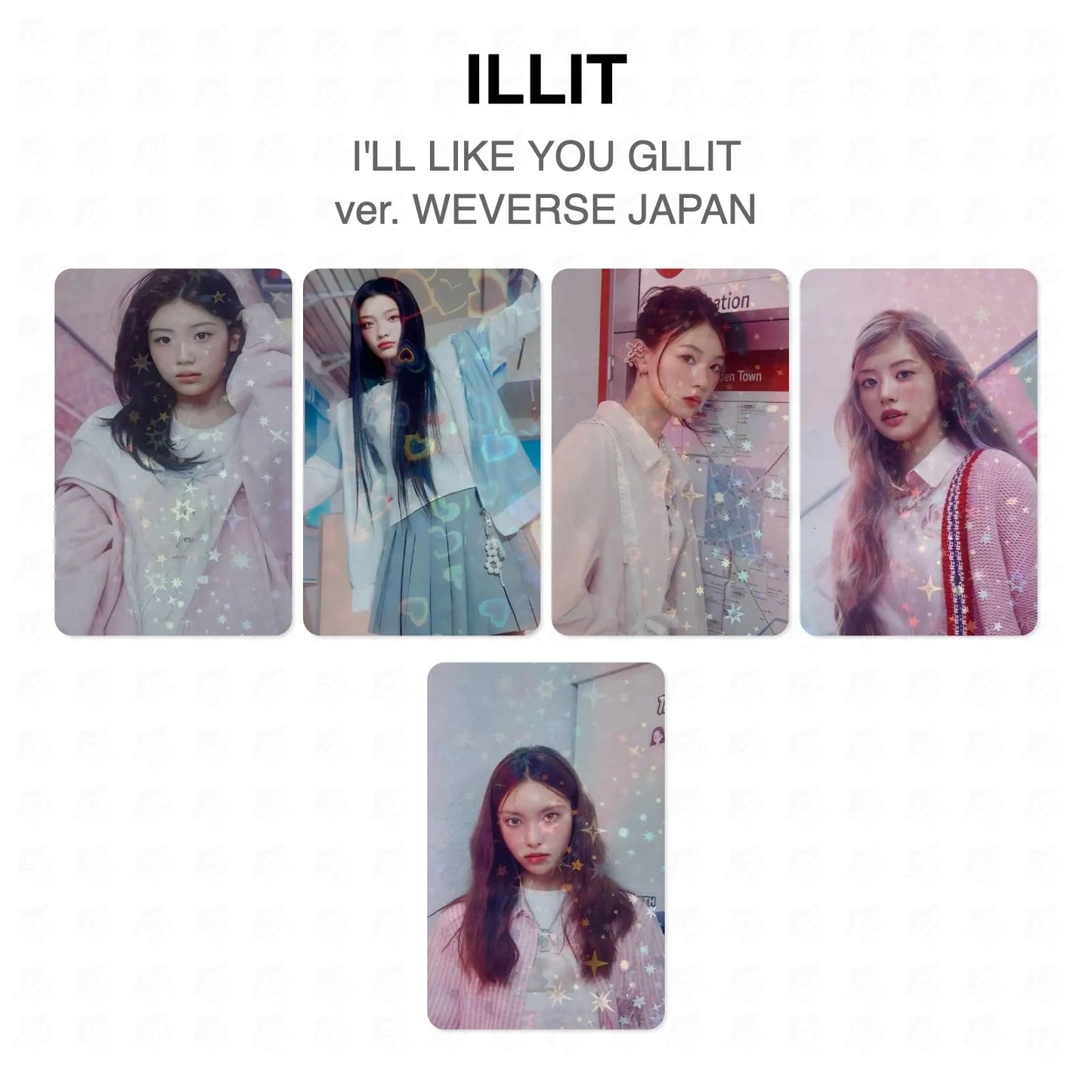 ILLIT I'LL LIKE YOU GLLIT ver. WEVERSE JAPAN Official Photocard