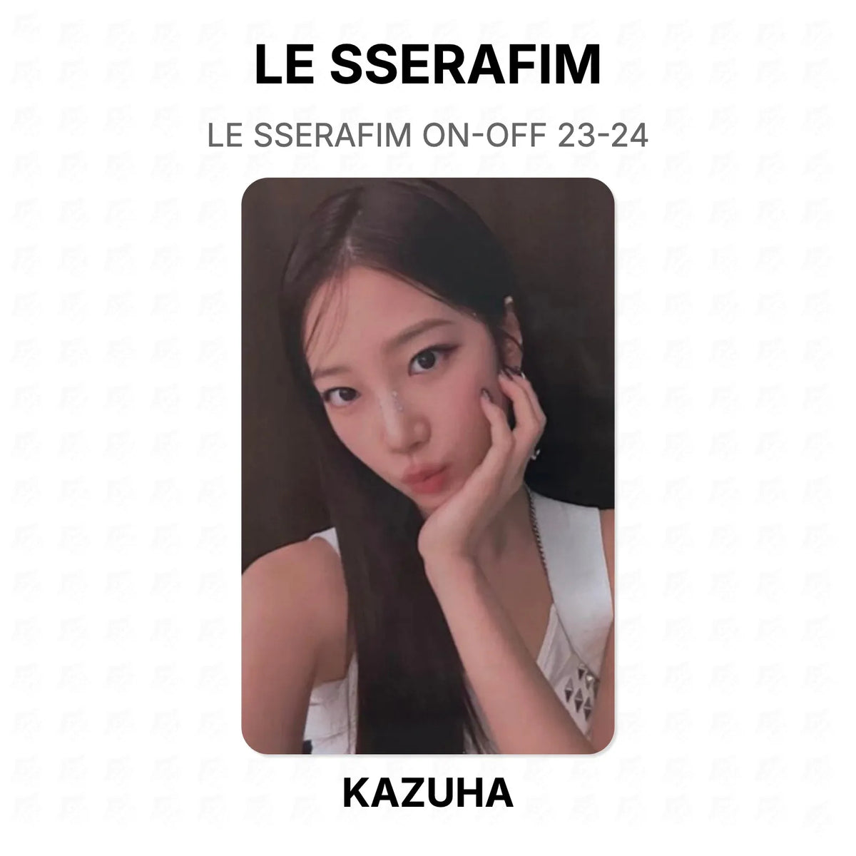 LE SSERAFIM ON-OFF 23-24 Official Photocard