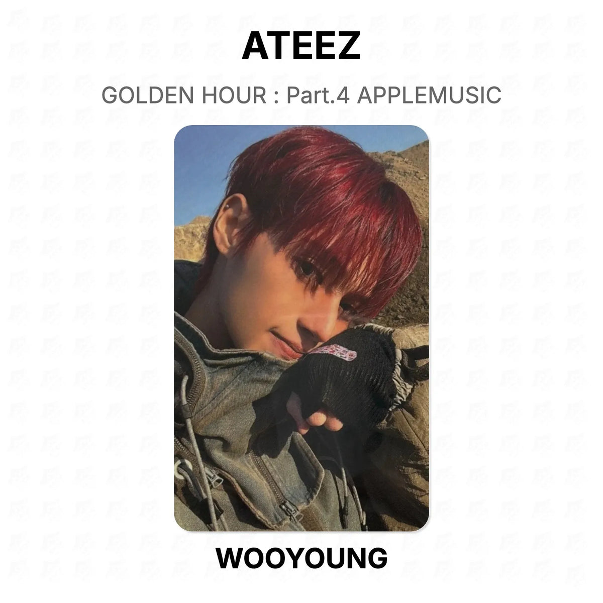 ATEEZ GOLDEN HOUR : Part.4 APPLEMUSIC Official Photocard