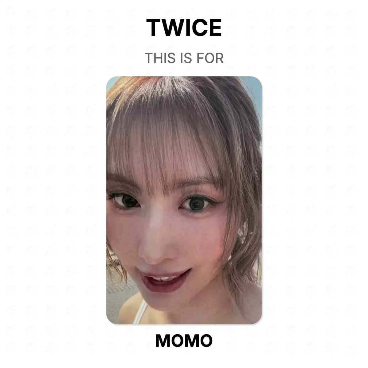 TWICE THIS IS FOR Official Photocard