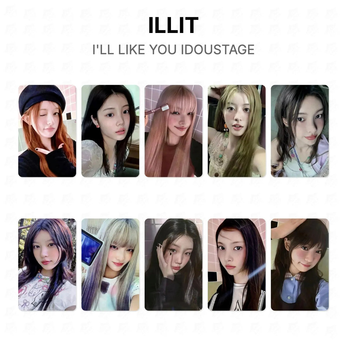 ILLIT I'LL LIKE YOU IDOUSTAGE Official Photocard