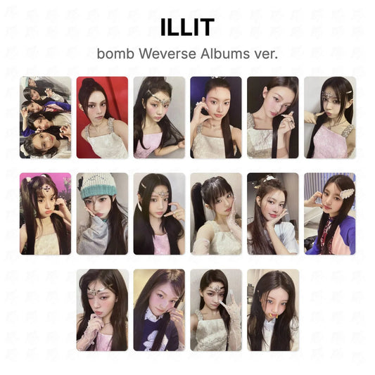 ILLIT bomb Weverse Albums ver. Official Photocard