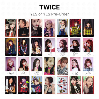TWICE YES or YES Pre-Order Official Photocard