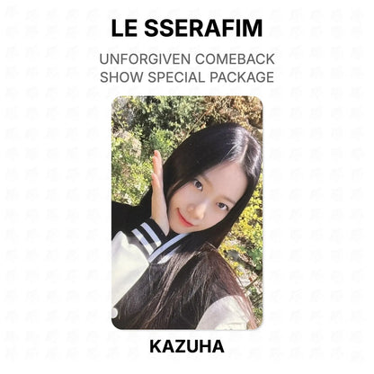 LE SSERAFIM UNFORGIVEN COMEBACK SHOW SPECIAL PACKAGE Official Photocard