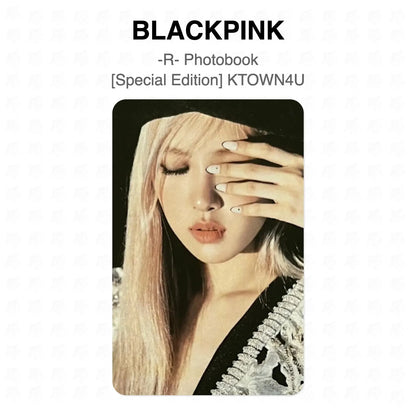 BLACKPINK -R- Photobook [Special Edition] KTOWN4U Official Photocard