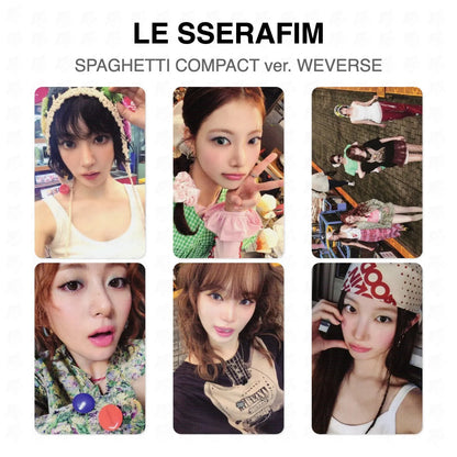 LE SSERAFIM SPAGHETTI COMPACT ver. WEVERSE Official Photocard