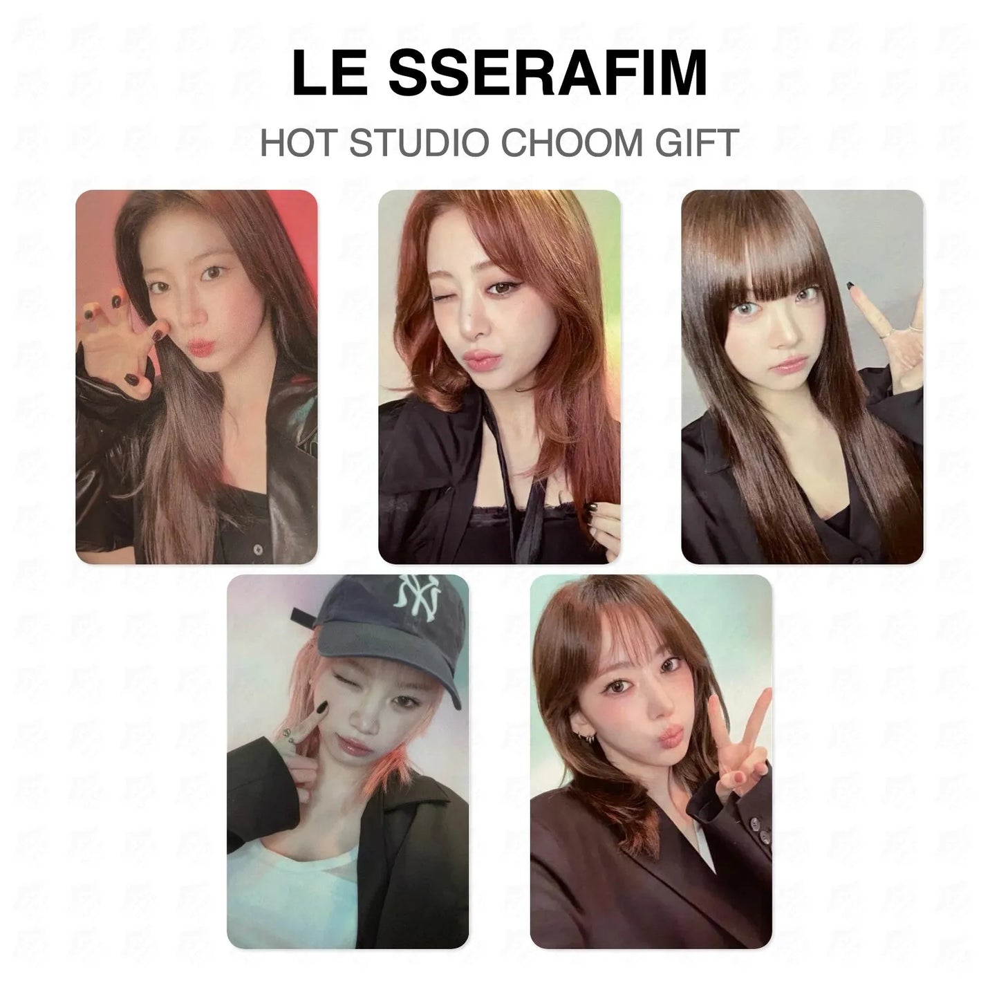 LE SSERAFIM HOT STUDIO CHOOM GIFT Official Photocard