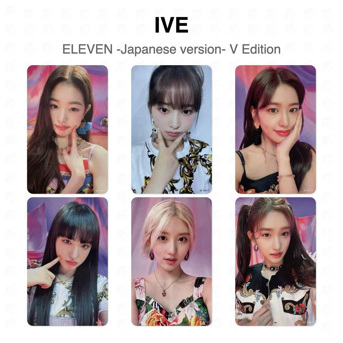 IVE ELEVEN -Japanese version- V Edition Official Photocard