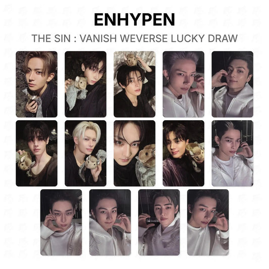 ENHYPEN THE SIN : VANISH WEVERSE LUCKY DRAW Official Photocard