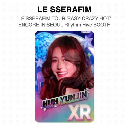 LE SSERAFIM TOUR 'EASY CRAZY HOT' ENCORE IN SEOUL Rhythm Hive BOOTH Official Photocard