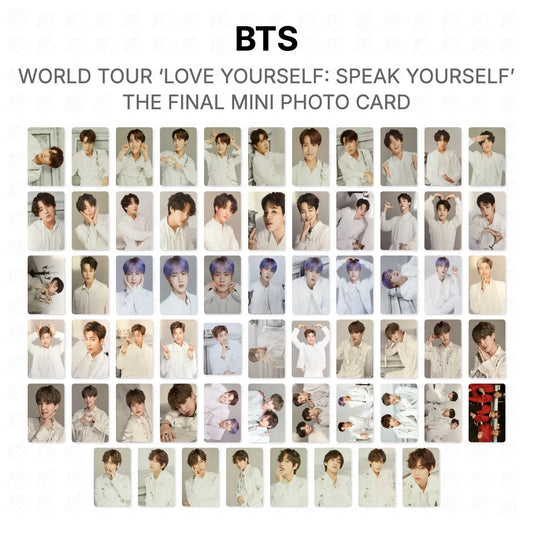 BTS WORLD TOUR ‘LOVE YOURSELF: SPEAK YOURSELF’ THE FINAL MINI PHOTO CARD официальная фотокарта