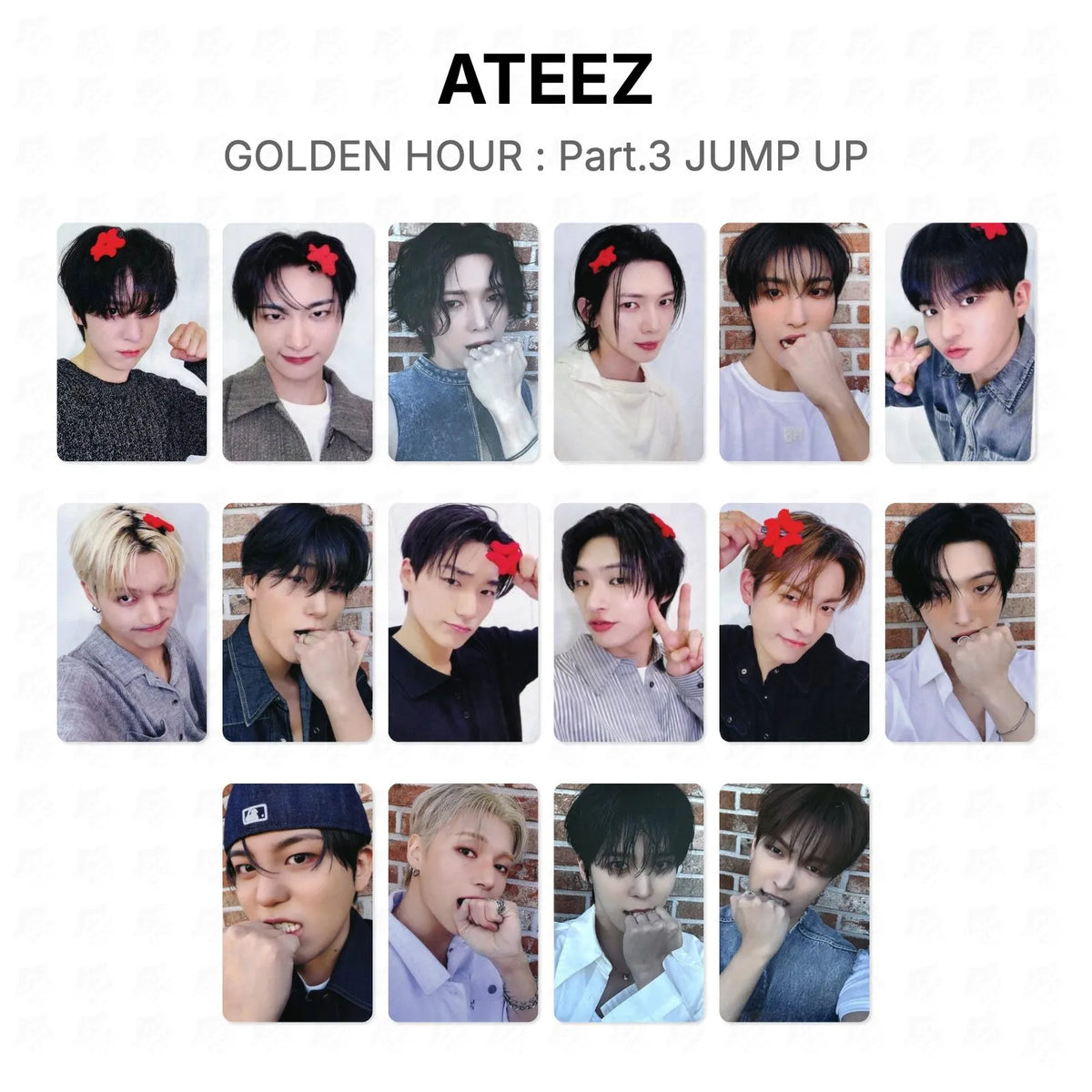 ATEEZ GOLDEN HOUR : Part.3 JUMP UP Official Photocard